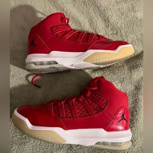 Red Jordan’s wore once good condition !